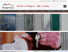 Tablet Screenshot of cloudgermany.de